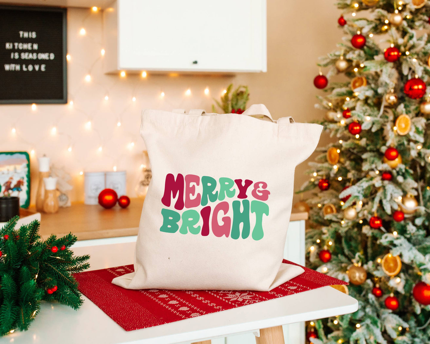 Merry Christmas Gift/Tote Bag