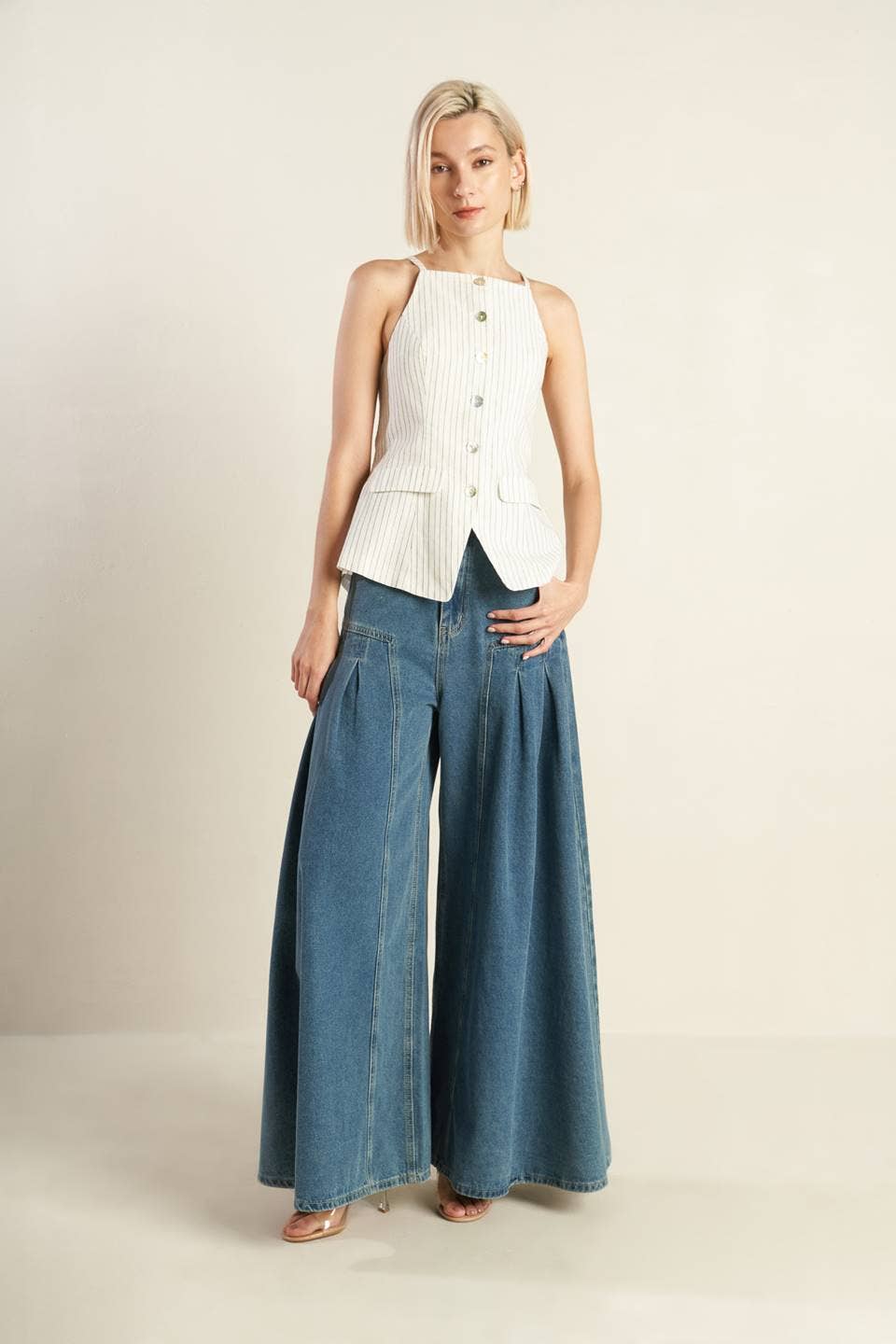 Sienna Button Vest