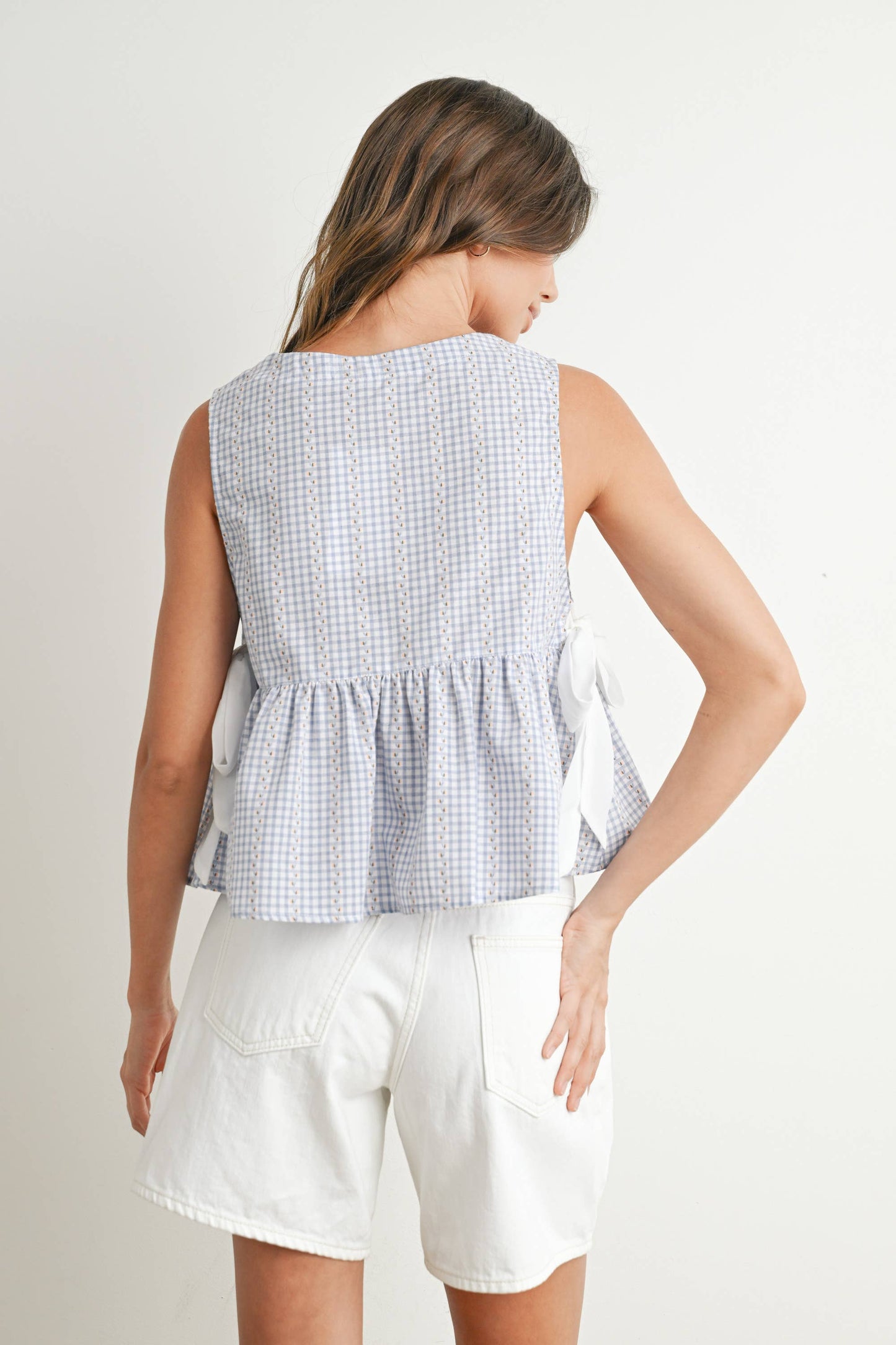 Sky Meadow Peplum Top