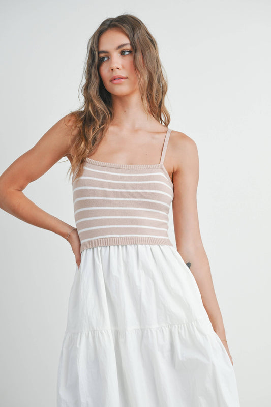Tide Lines Maxi Dress