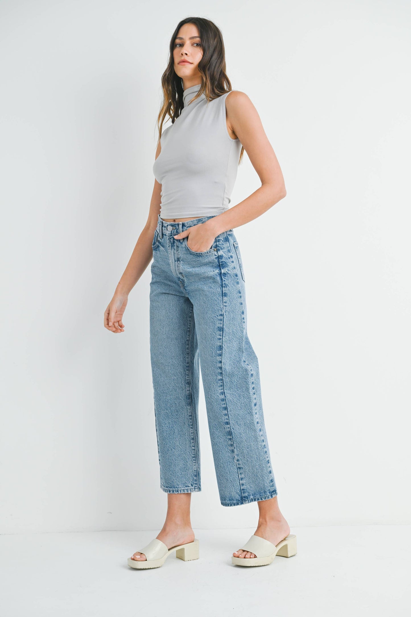 Patch Barrel Jean