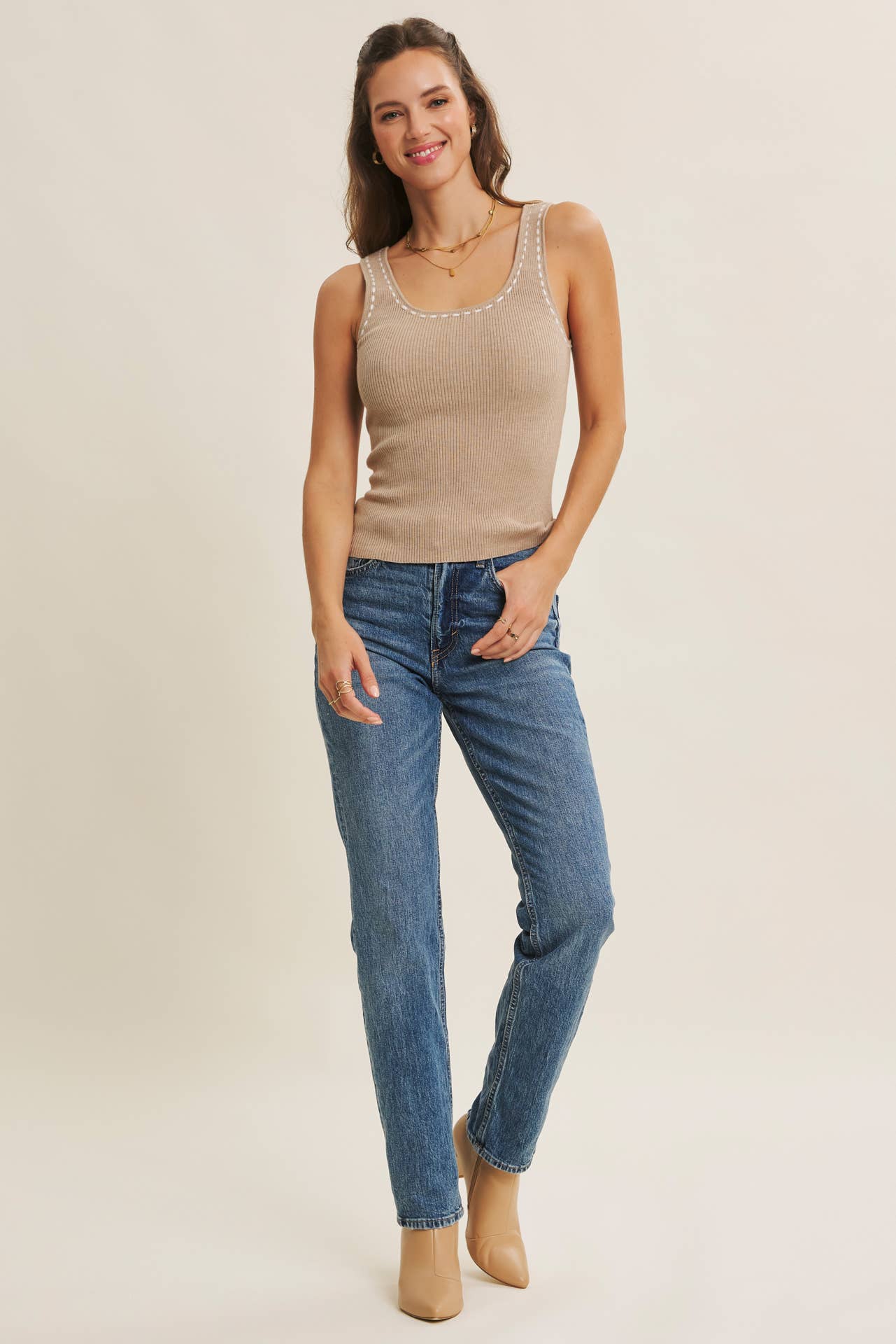 The Aerie Stitch Tank