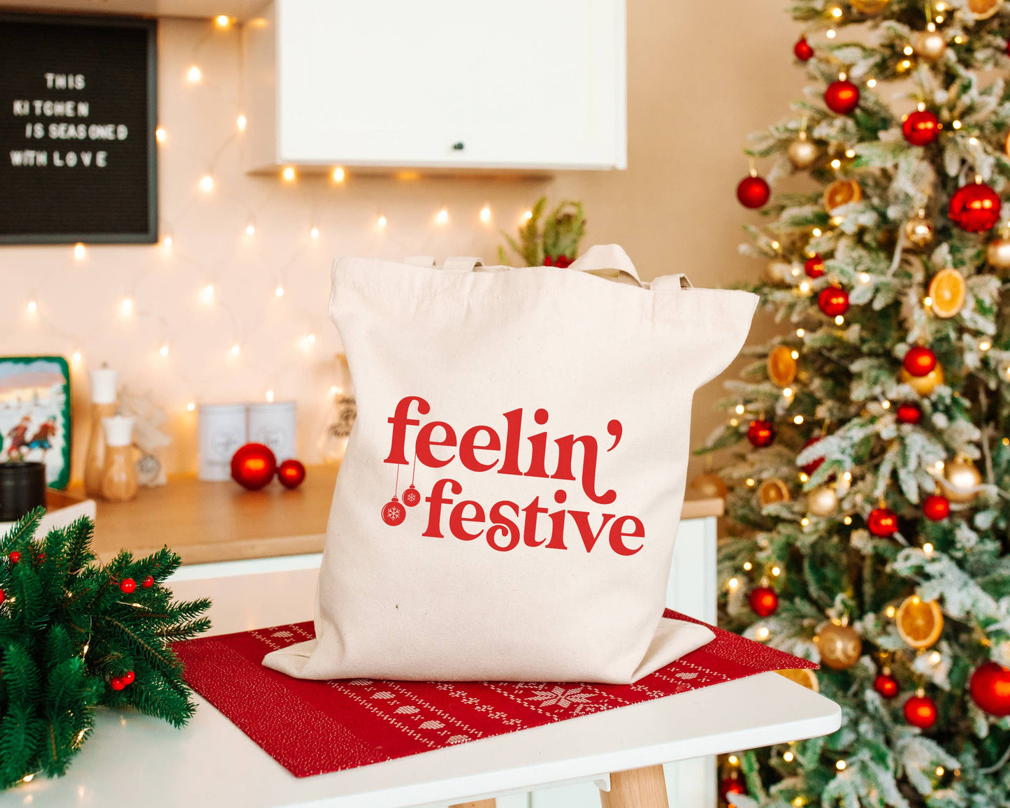 Festive Christmas Gift/Tote Bag