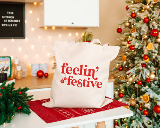 Festive Christmas Gift/Tote Bag
