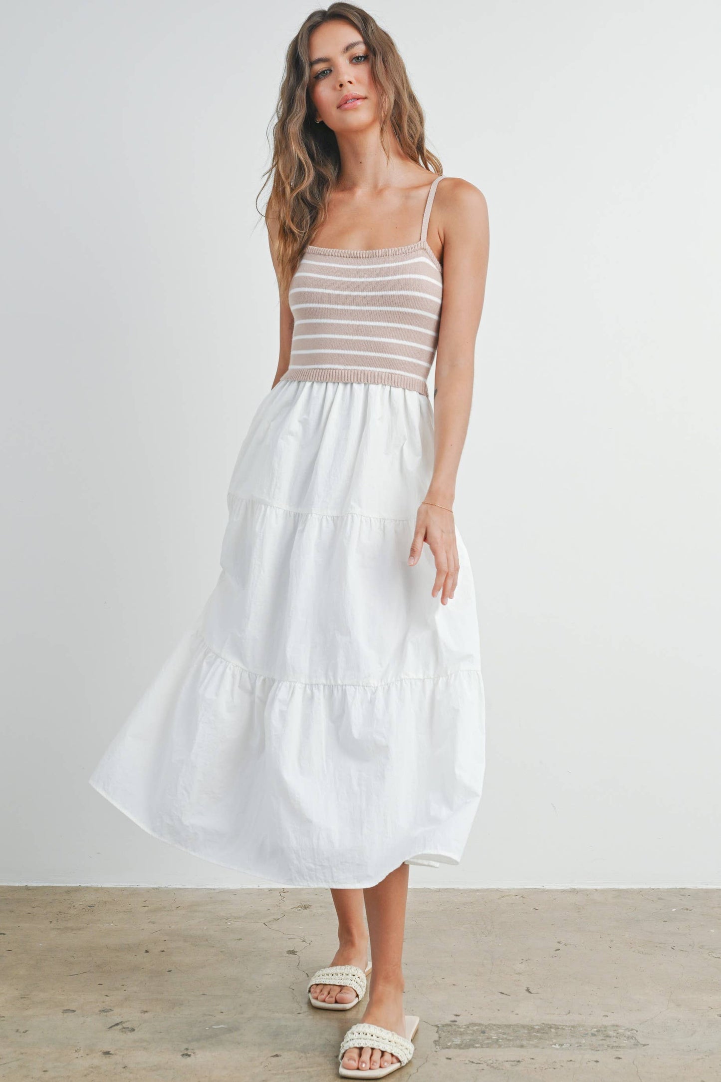 Tide Lines Maxi Dress