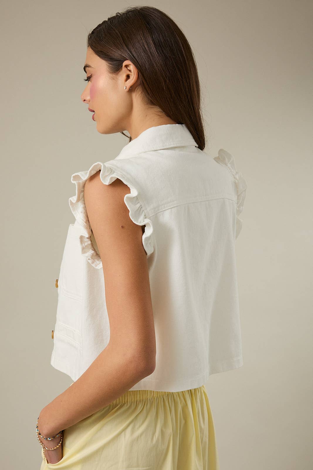 Ruffle Muse Vest