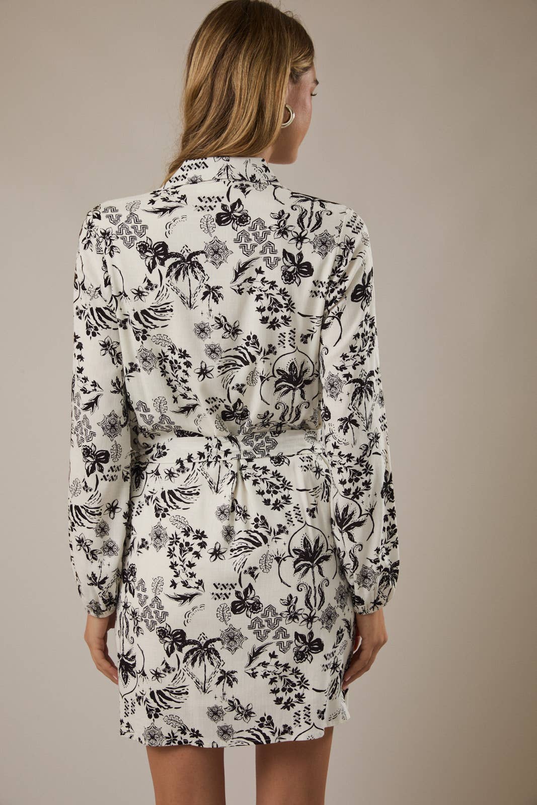 Palm Wrap Dress