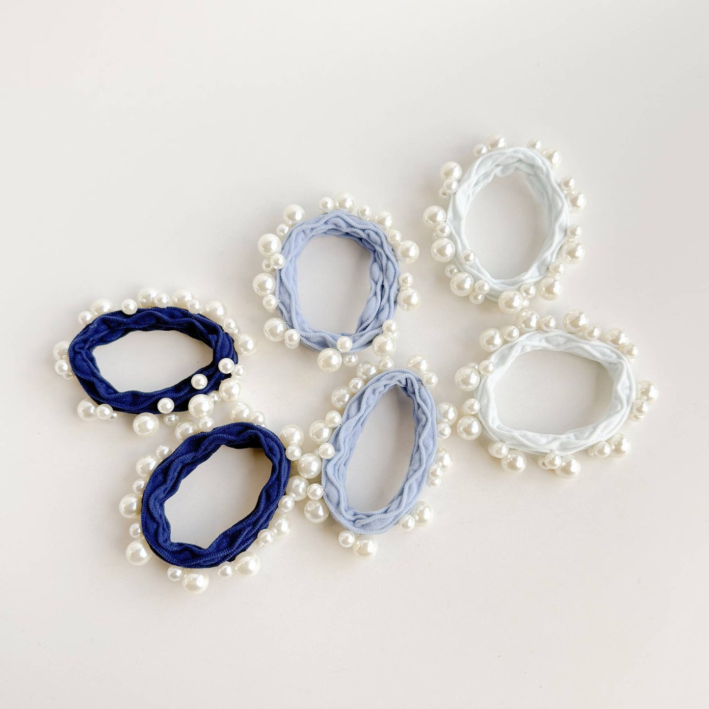 Coastal Pearl Hair Tie-set of 3
