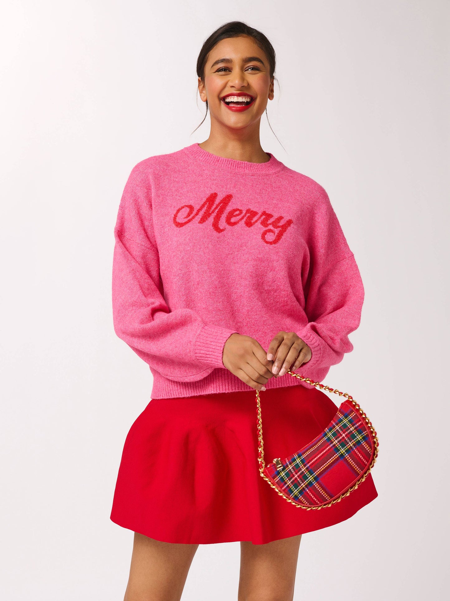 Merry In Pink Sweater