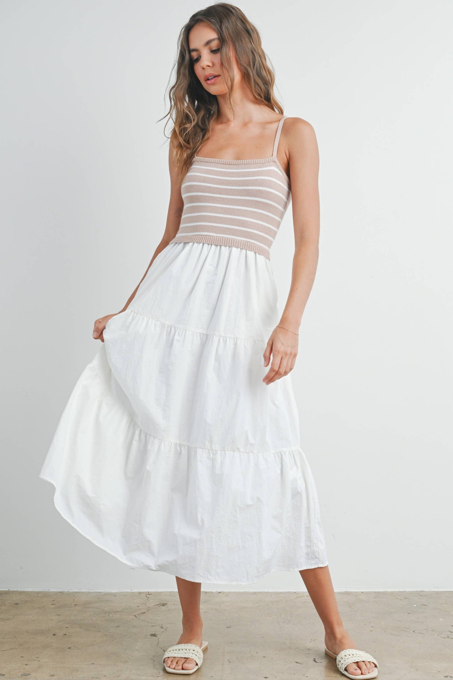 Tide Lines Maxi Dress