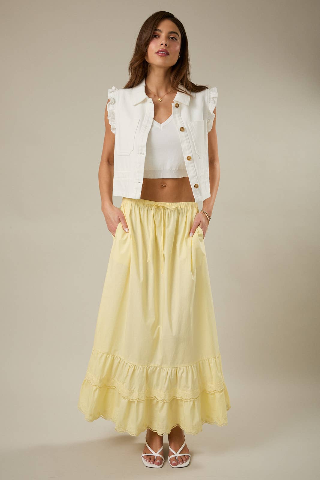 Ruffle Muse Vest