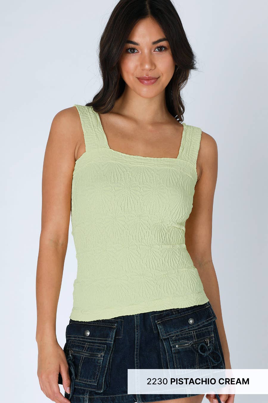 Lace Lux Texture Tank