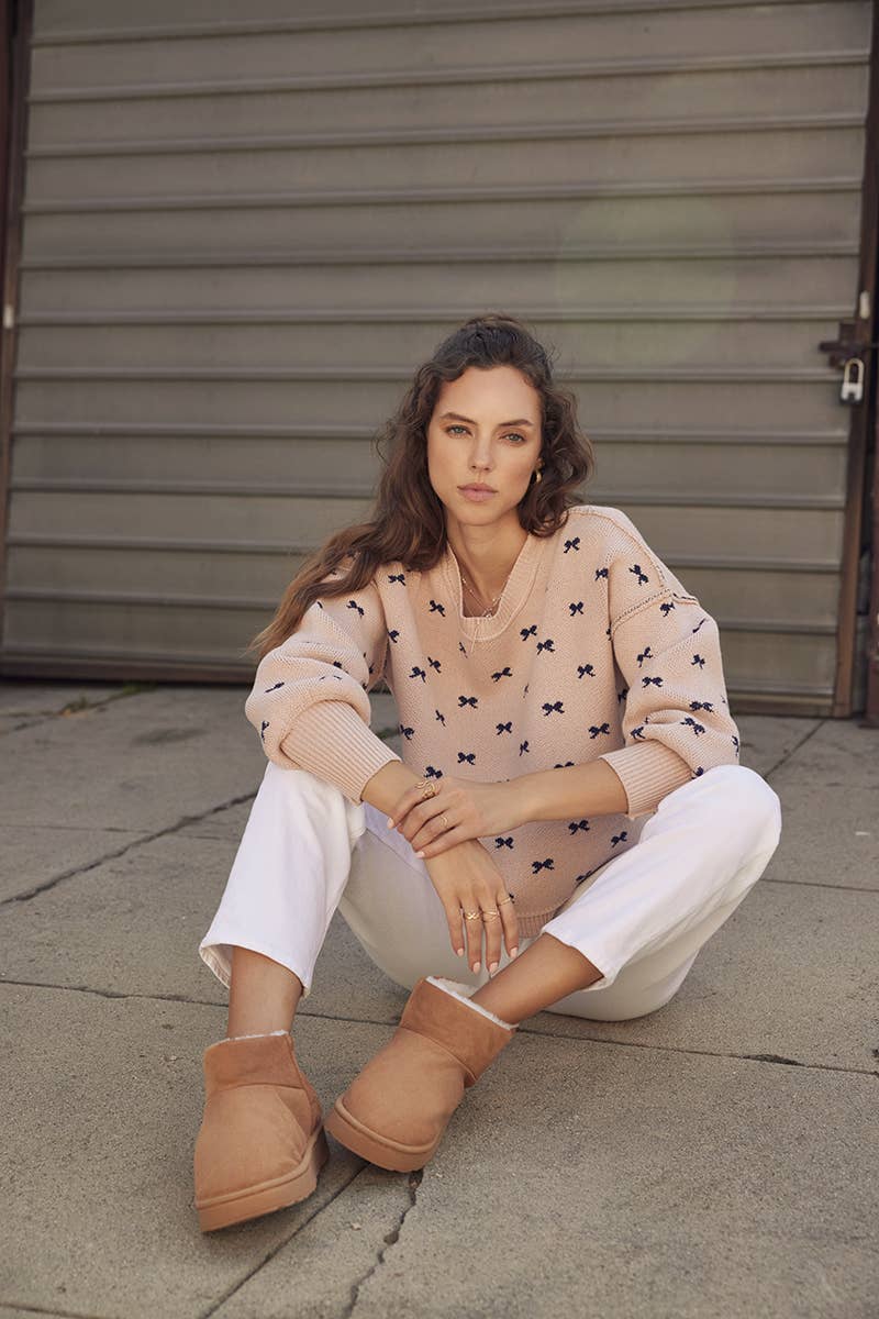 Sweetheart Bow Sweater