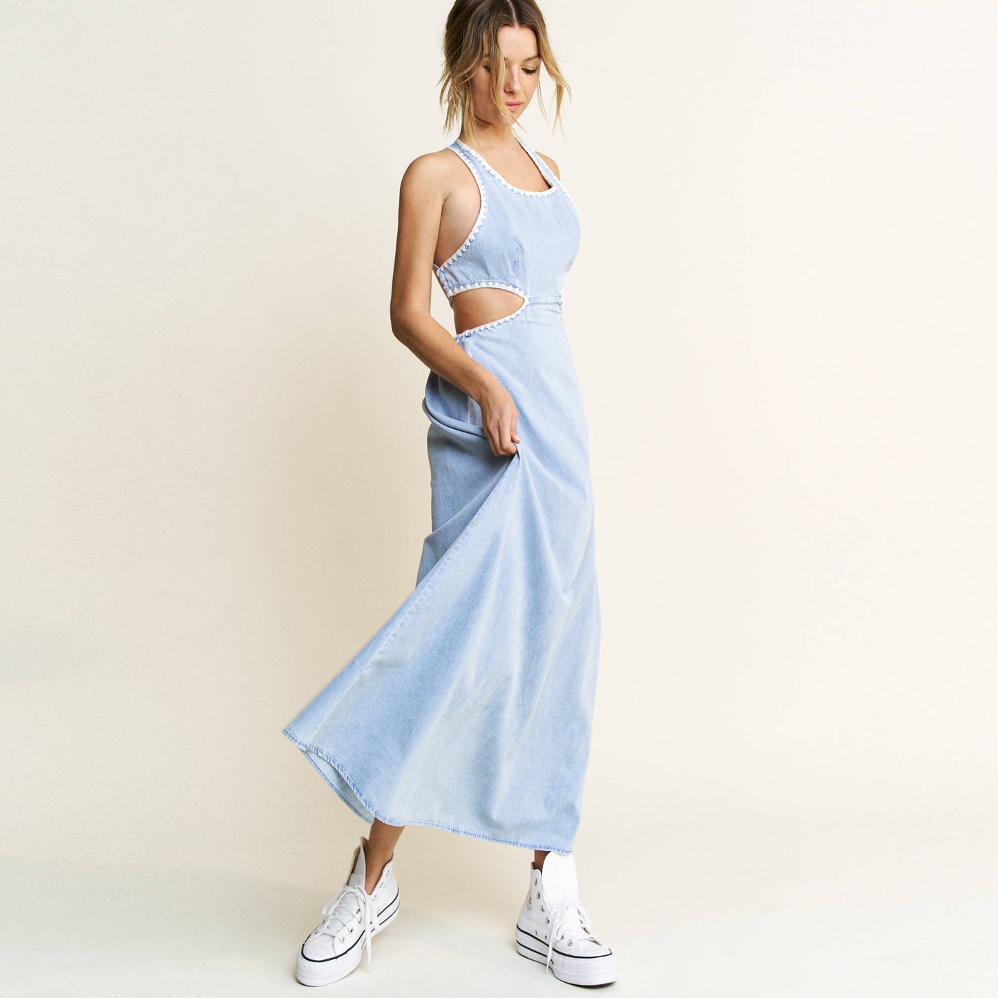 Chambray Coast Maxi