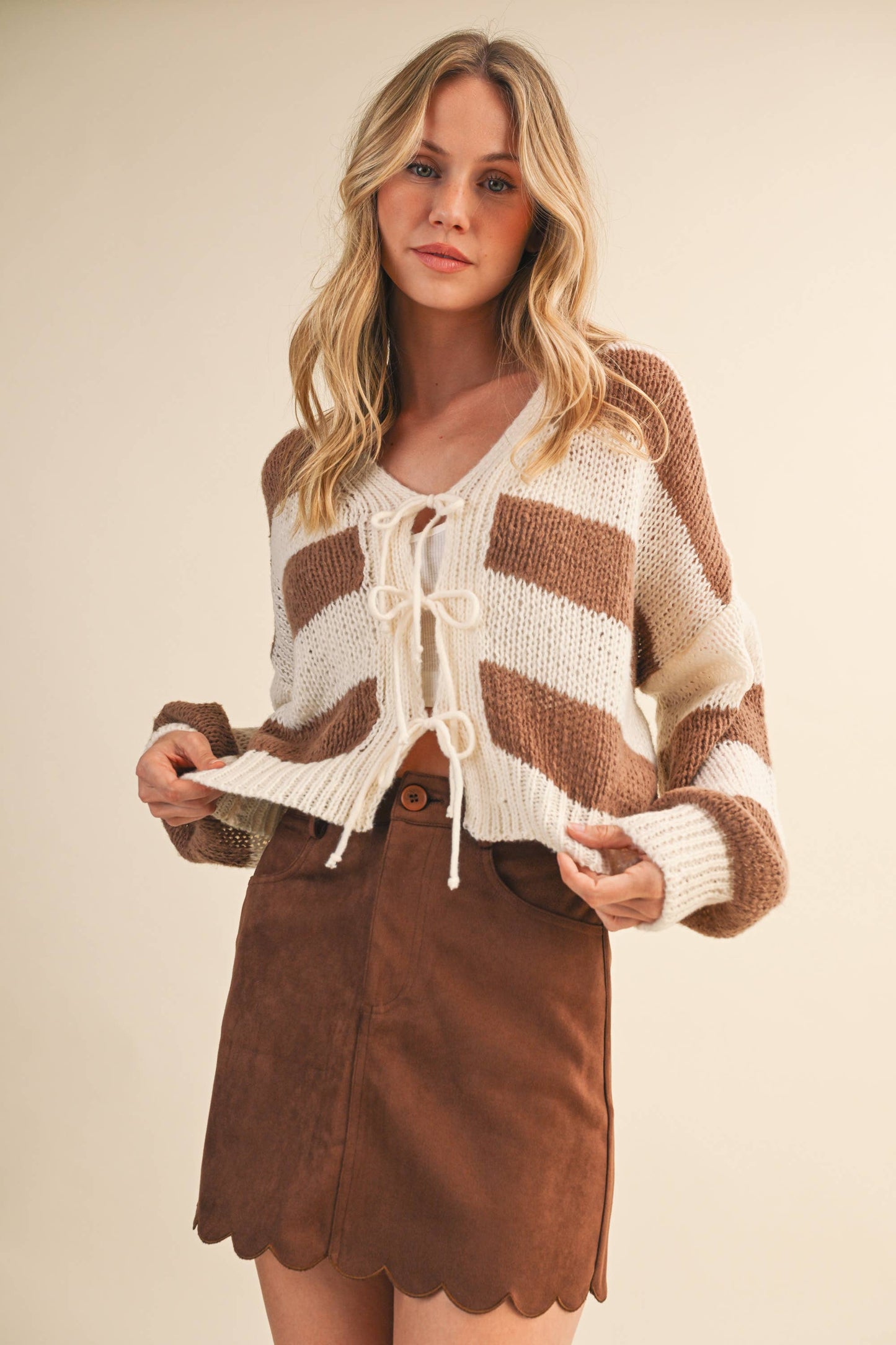 Maple Tie-Front Cardigan