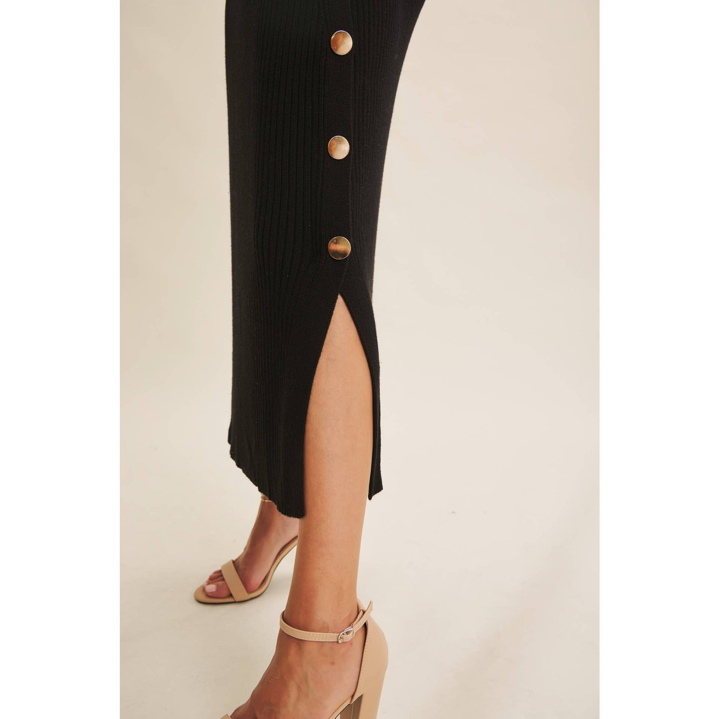 Alina Slit Rib Skirt
