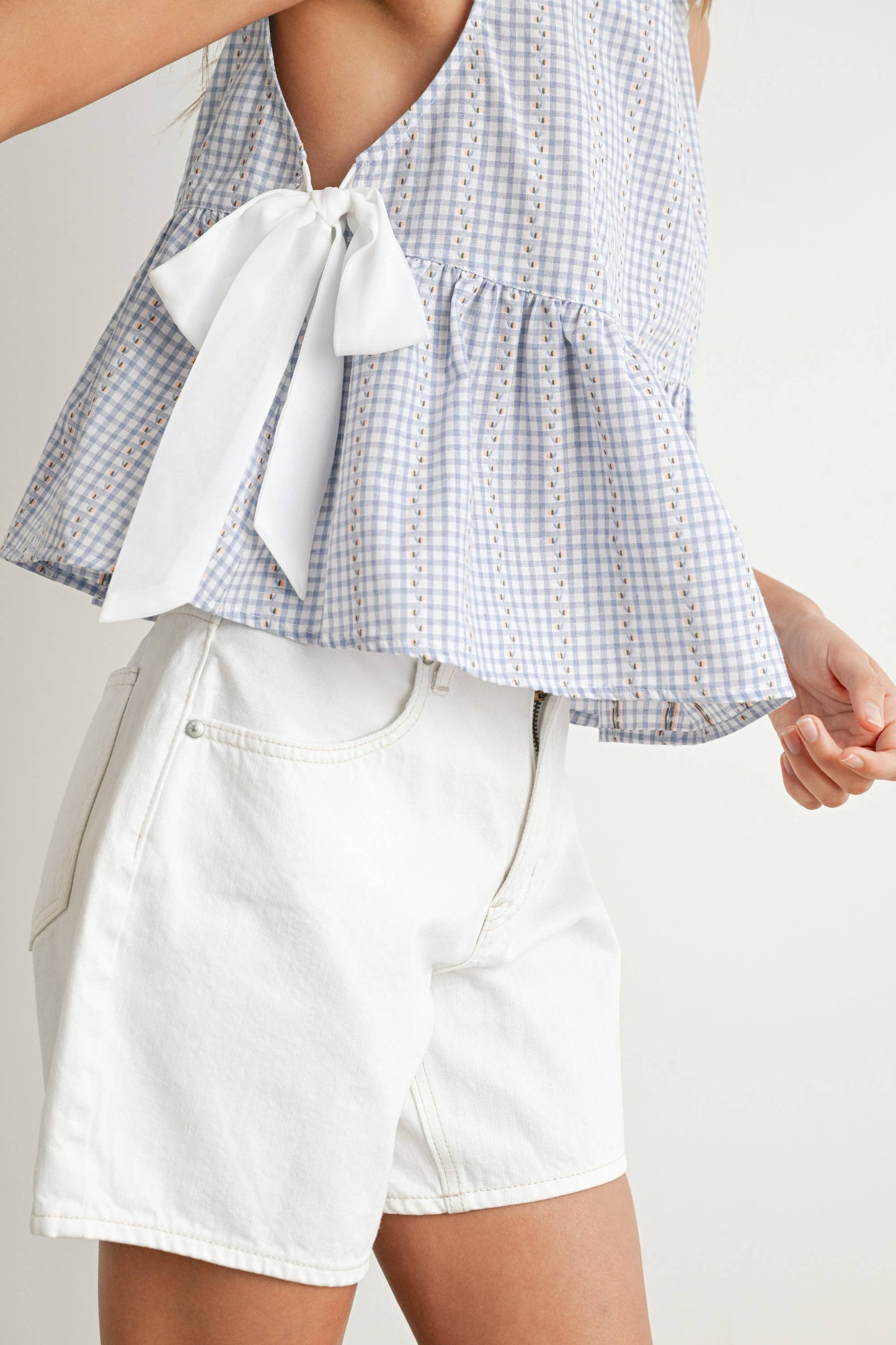 Sky Meadow Peplum Top