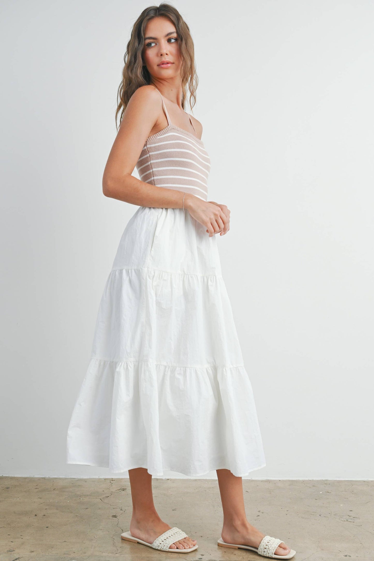 Tide Lines Maxi Dress
