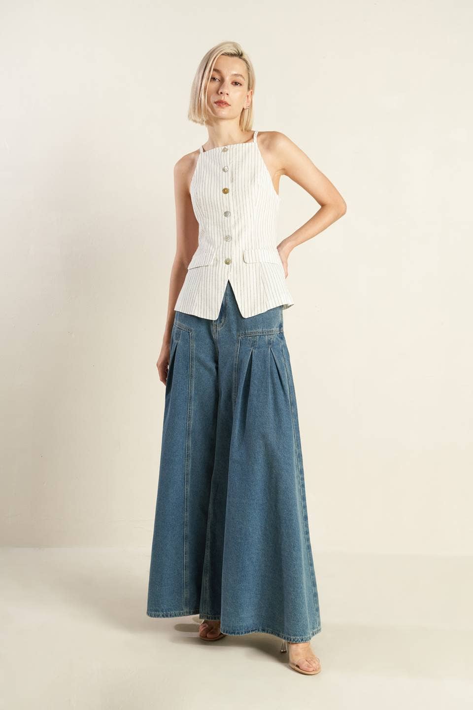 Sienna Button Vest